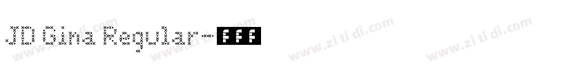 JD Gina Regular字体转换